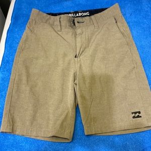 Boys Billabong tan shorts —crossfire—size 23